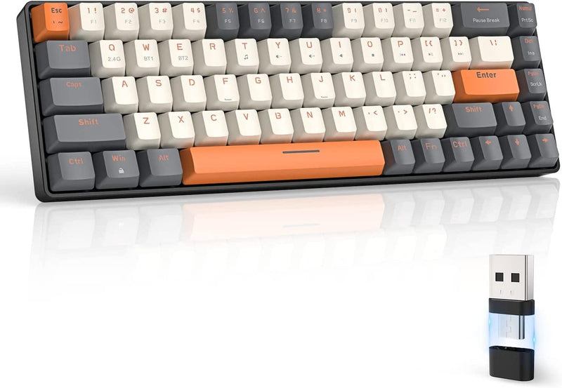 Teclado gamer mecânico 60% sem fio - DigitalDreams - Sua Loja dos Sonhos!